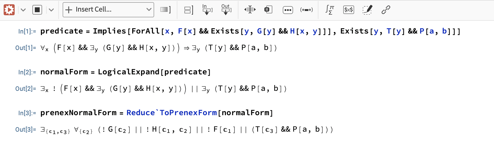 Above source code in Mathematica